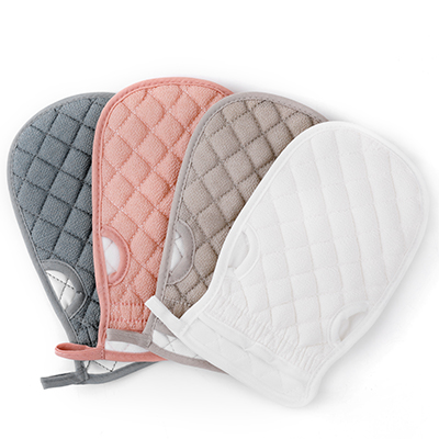 菱格拇指沐浴手套